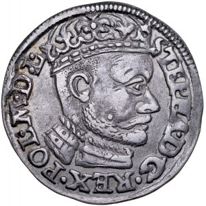 Stefan Batory 1576-1586, Trojak 1584, Olkusz.