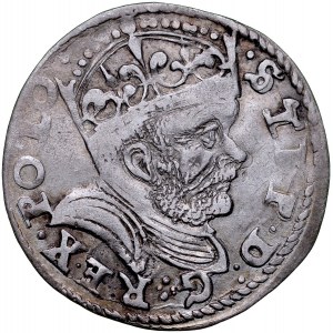 Stefan Batory 1576-1586, Trojak 1586, Poznań.