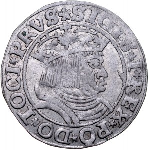 Zygmunt I Stary 1506-1548, Grosz 1531, Toruń.