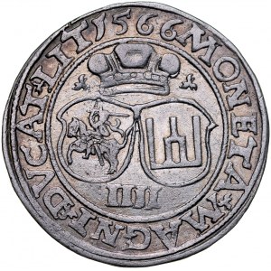 Zygmunt II August 1545-1572, Czworak 1566, Wilno.