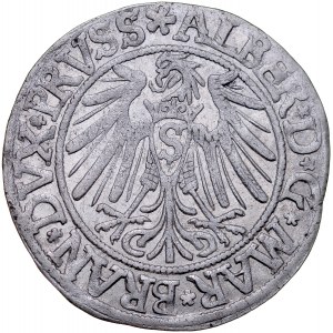 Prusy Książęce, Albrecht Hohenzollern 1525-1568, Grosz 1539, Królewiec.