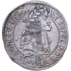 Hungary, Leopold I 1657-1705, XV krajcarów 1686, Kremnica.