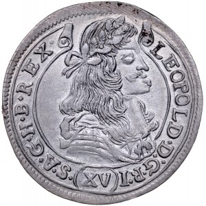 Hungary, Leopold I 1657-1705, XV krajcarów 1678, Kremnica.