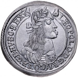 Hungary, Leopold I 1657-1705, XV krajcarów 1675, Kremnica.