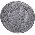 Śląsk, Leopold I 1657-1705, 3 krajcary 1673, Opole.