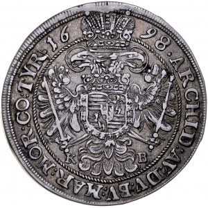 Hungary, Leopold I 1657-1705, 1/2 talara 1698, Kremnica.