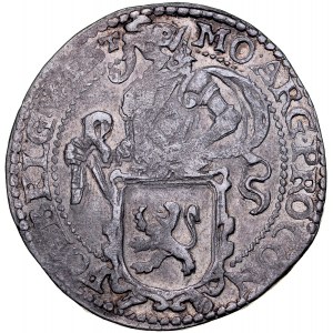 Netherlands, 1/2 Talar lewkowy 1/2 Leeuwendaalder 1648, West Frisia.