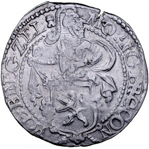 Netherlands, 1/2 Talar lewkowy 1/2 Leeuwendaalder 1649, Zeeland. RR.