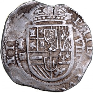 Spain, Filip III 1598-1621, 8 reales 1599, Segovia - Castillo. RRR.
