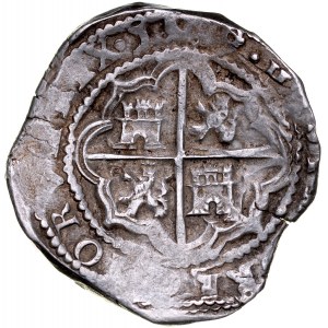 Spain, Filip III 1598-1621, 8 reales 1599, Segovia - Castillo. RRR.