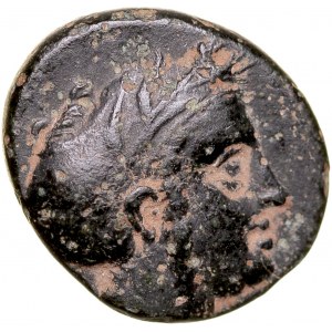 Greece, Mysia, Thebe, Bronze Ae-11mm, 400-300 BC.