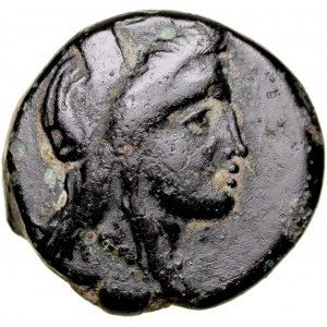 Greece, Aiolis, Myrina, Bronze Ae-14mm, 200 BC.