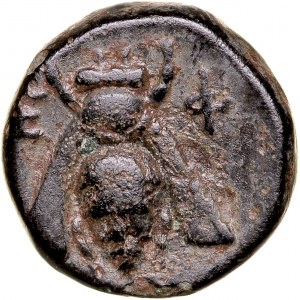 Greece, Ionia, Ephesos, Bronze Ae-12mm, 370-350 BC.