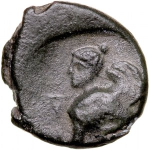 Greece, Caria, Kaunos, Bronze Ae-10mm, 390-370 BC.
