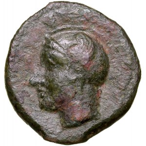 Greece, Sycilia, Kamarina, Bronze Ae-15mm, 410-405 BC.