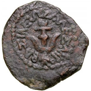 Greece, Judea, Alexander Jannaeus, Bronze Ae-17mm, 103-76 BC.
