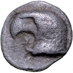 Greece, Aiolis, Kyme, Hemiobol, 480-450 BC.
