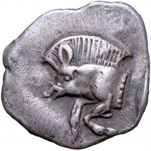 Greece, Mysia, Kyzikos, Hemiobol, 500 BC.