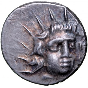 Greece, Caria, Rhodos, Hemidrachm, 125-88 BC.