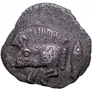 Greece, Mysia, Kyzikos, Tetartemorion, 480-450 BC.