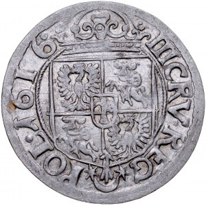 Zygmunt III 1587-1632, Trzykrucierzówka 1616, Kraków.