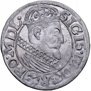 Sigismund III 1587-1632, Threepenny 1616, Cracow.