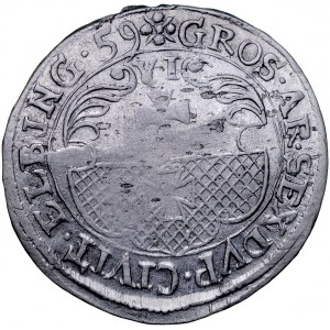 Karol X Gustaw 1654-1660, Szóstak 1659, Elbląg.