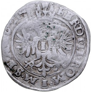 Czechy, Schlick, Heinrich IV 1612-1650, Krajcar 1627, Plana. RRRR.