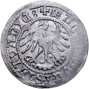 Zygmunt I Stary 1506-1548, Półgrosz 1519, Wilno.