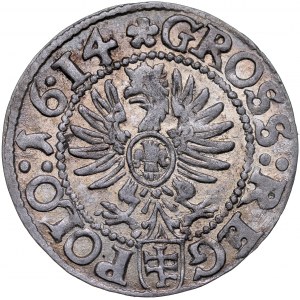 Zygmunt III 1587-1632, Grosz 1614, Kraków.
