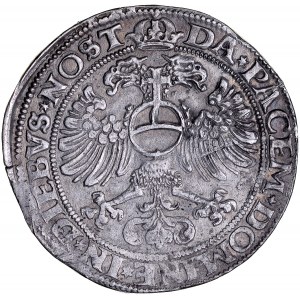 Germany, Ostfriesland, Edzard II. & Johann 1566-1591. 1/2 Reichstaler 1574, Emden.