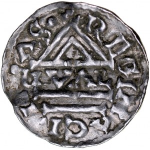 Germany, Heinrich II 985-995, Denar, Regensburg.