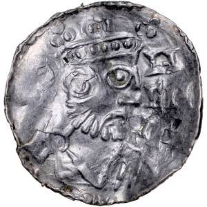 Germany, Heinrich II 1009-1024, Denar, Augsburg.