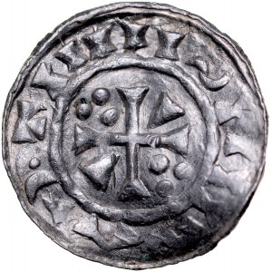 Germany, Heinrich III 1039-1041, Denar, Regensburg.