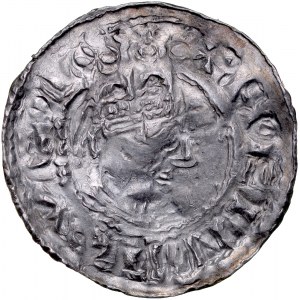 Germany, Heinrich II 1009-1024, Denar, Esslingen.