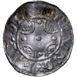 Denmark, Knut Wielki 1018-1035, Denar, Lund.