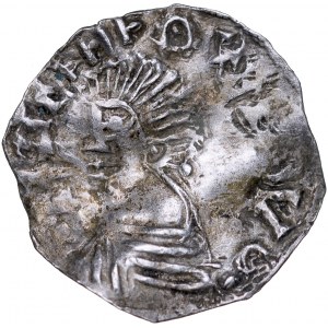 Sweden, Denar około 1000 roku, naśladownictwo denara angielskiego typy Long Crose