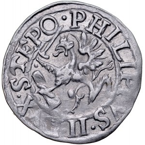 Pomorze, Filip II 1606-1618, Grosz 1615, Szczecin.