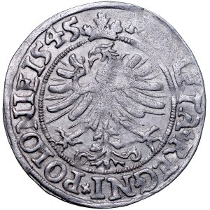 Zygmunt I Stary 1506-1548, Grosz 1545, Kraków.