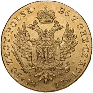 Królestwo Polskie, 50 złotych 1817 I-B, Warszawa.
