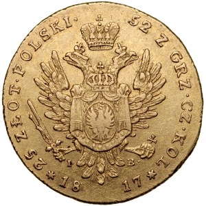 Królestwo Polskie, 25 złotych 1817 I-B, Warszawa.