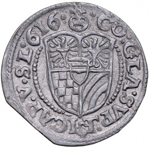 Śląsk, Księstwo Ziębicko-Oleśnickie, Karol II 1587-1617, 3 krajcary 1616, Oleśnica.