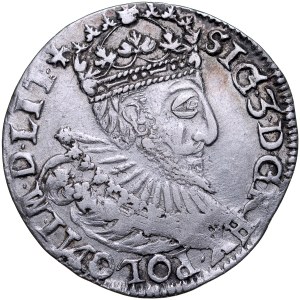 Zygmunt III 1587-1632, Trojak 1593, Olkusz.