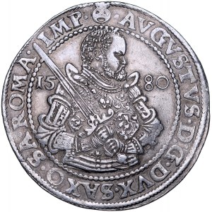 Germany, Sachsen, August 1553-1586. Reichstaler 1580, Dresden.