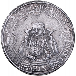 Germany, Sachsen-Alt-Weimar, Friedrich Wilhelm & Johann III 1573-1602, Talar 1579, Saalfeld
