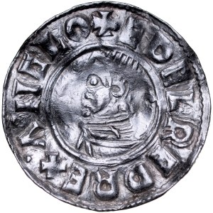 England, Aethelred II 978-1016, Denar typu Small Cross, York.