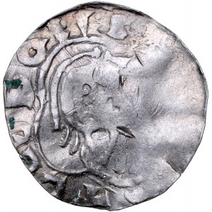 Scandinavia, Denmark, Sweden, Denar około 1000 roku, naśladownictwo denara angielskiego typy Quarterfoil.