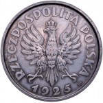 II RP, 5 złotych 1925, Konstytucja, 100 Perełek. Warszawa. Nadkład 1000 szt.