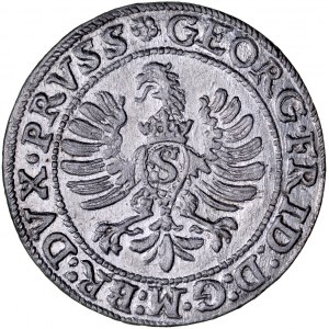 Prusy Książęce, Jerzy Fryderyk 1578-1603, Grosz 1596, Królewiec.