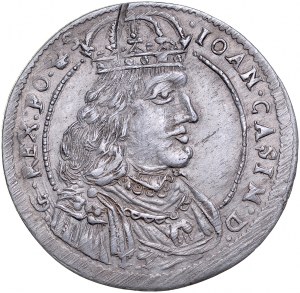 Jan II Kazimierz 1649-1668, Ort 1656 IC, Kraków. RRRR, UNIKAT.